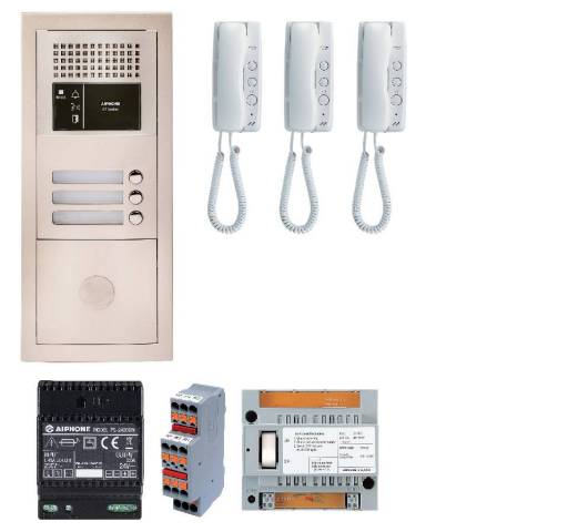 GTBA3E : Pack audio 3 bp encastr
