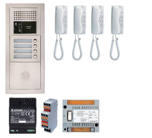 GTBA4E : Pack audio 4 bp encastr