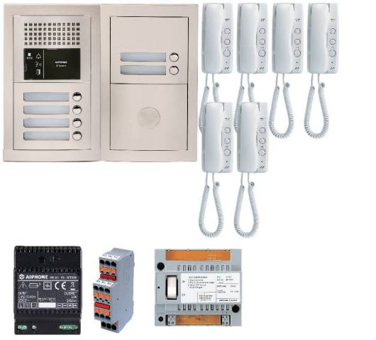 GTBA6E : Pack audio 6 bp encastr