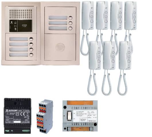 GTBA7E : Pack audio 7 bp encastr