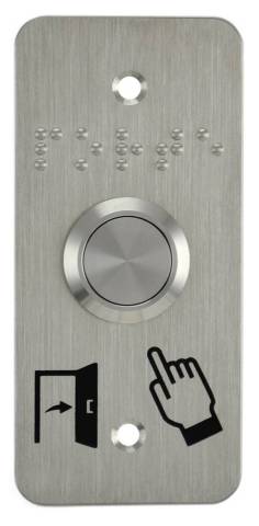 SS19P101 : BOUTON POUSSOIR INOX