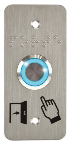 SS19B12P101 : BOUTON POUSSOIR INOX