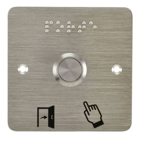 SS19P201 : BOUTON POUSSOIR INOX