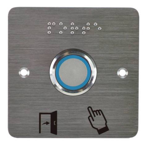 SS25PMRP225 : BOUTON POUSSOIR INOX